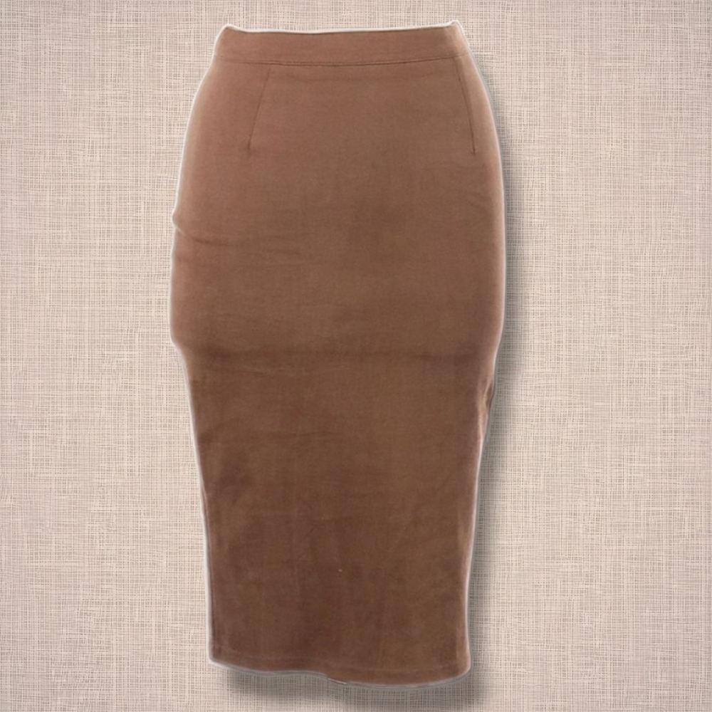 ❤️Faith in Love Midi Skirt Light Brown